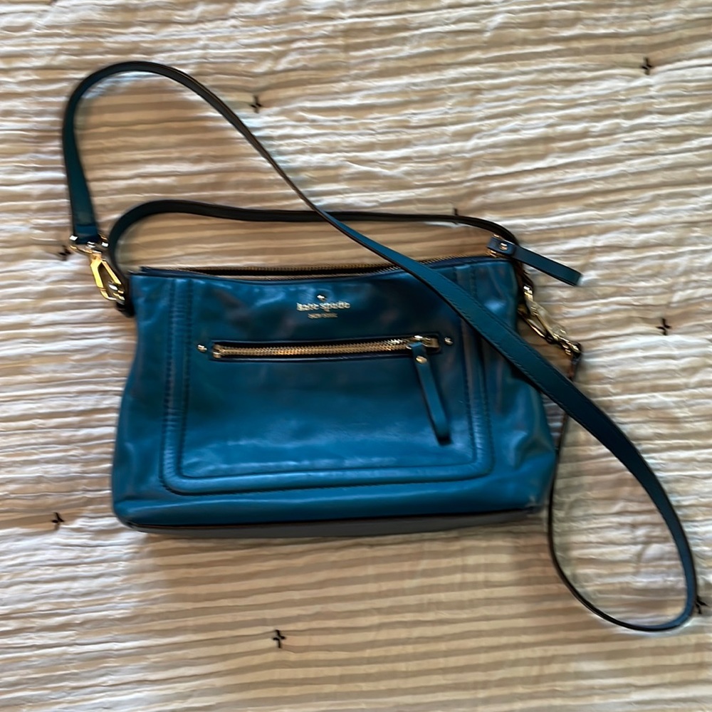 Kate Spade Crossbody handbag purse in turquoise